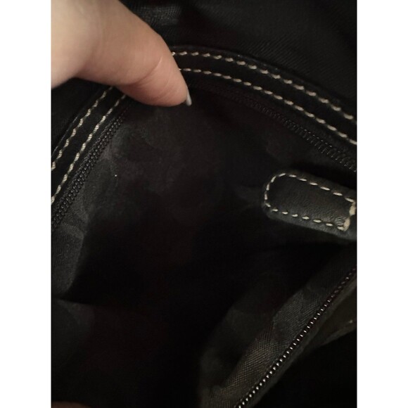 Vintage Y2K Coach 3653 Rare Black Leather Buckle Sufflette Soho Shoulder Bag - Picture 8 of 9